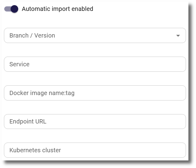 Automatic API import enabled