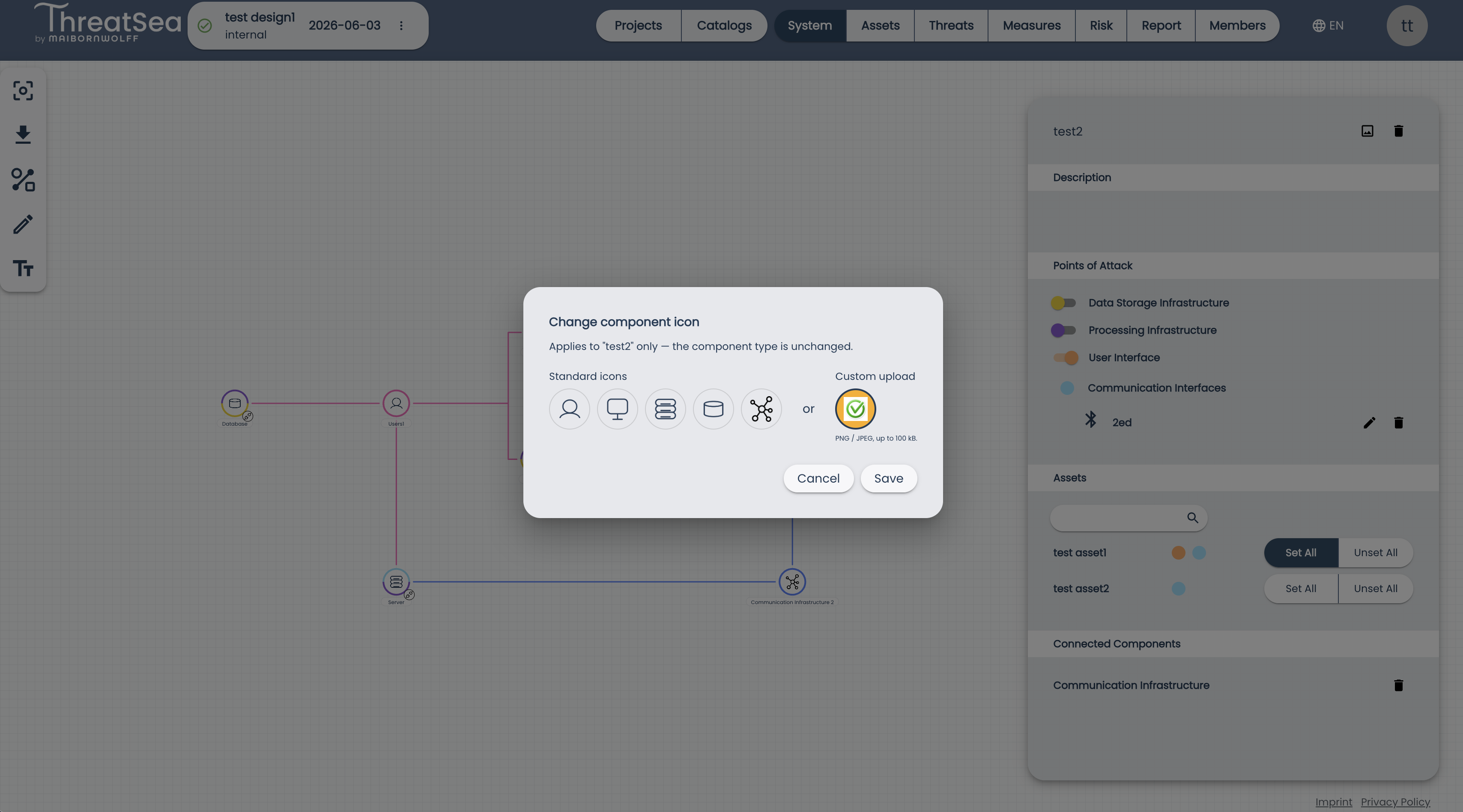 Editor Page Change Component Icon