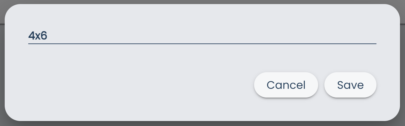 Catalogs Page Edit Catalog Dialog