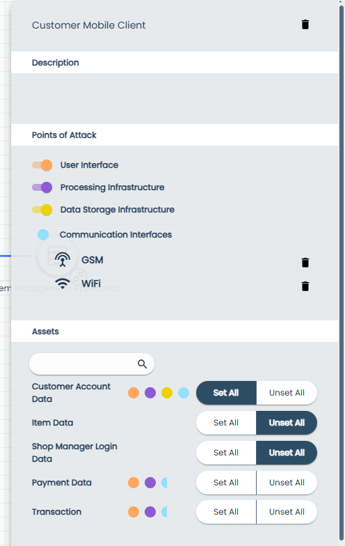 Editor Page Edit Component Menu Details