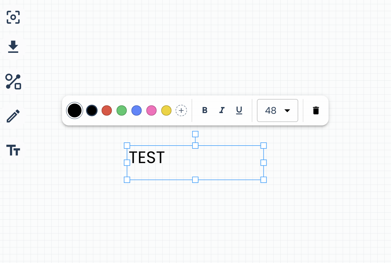 Text Annotation Formatting Toolbar Text Annotation Formatting Toolbar